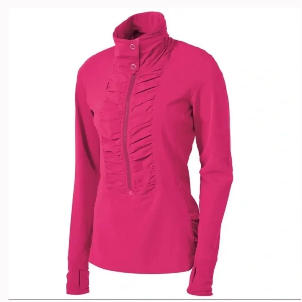 NWT Brooks Running Infiniti Anorak running jacket Pomegranate Pink Size XL - Picture 1 of 7